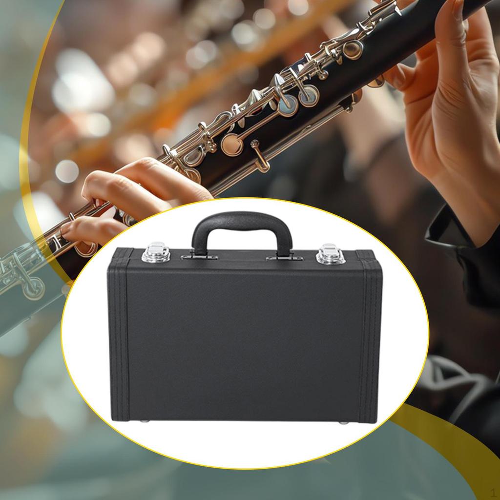 BB Clarinet Case Carrying Suitcase Storage Box for Outside Performance Band