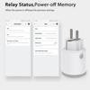 16A WiFi Intelligent Socket Matter WiFi Socket Timer Outlet Power Monitor Support Voice Control Power Switch For Home