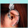 Dragon Alloy Ear Clips Accessories With Punk Style For Streetwear Fashion Wear
