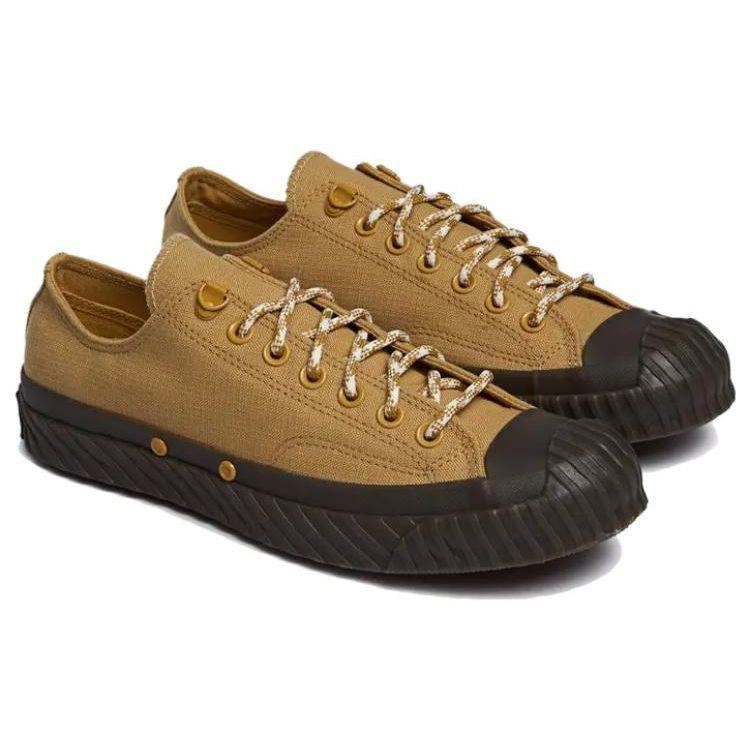 Converse Chuck 70 Low Удобные Универсальные Прочные Дышащие Низкие Канвасовые Кеды Унисекс Желтые A04533C