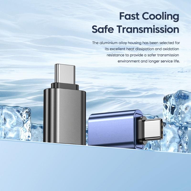 Переходники Type C (папа) на USB3.0 (мама) Бесшовное решение для передачи файлов Портативный OTG для различных электронных устройств