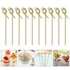 200 Pcs Cocktail Sign Food Picks Appetizer Stick Fine Sushi Sticks Bamboo Drink