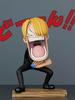Фигурки Луффи, Зоро, Санджи из One Piece, Q-версия, сидячая поза - Модный игровой кукла, модель, игрушка, украшение