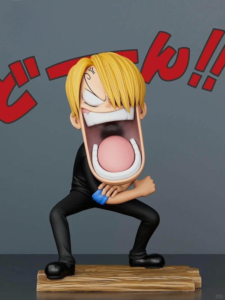 Фигурки Луффи, Зоро, Санджи из One Piece, Q-версия, сидячая поза - Модный игровой кукла, модель, игрушка, украшение