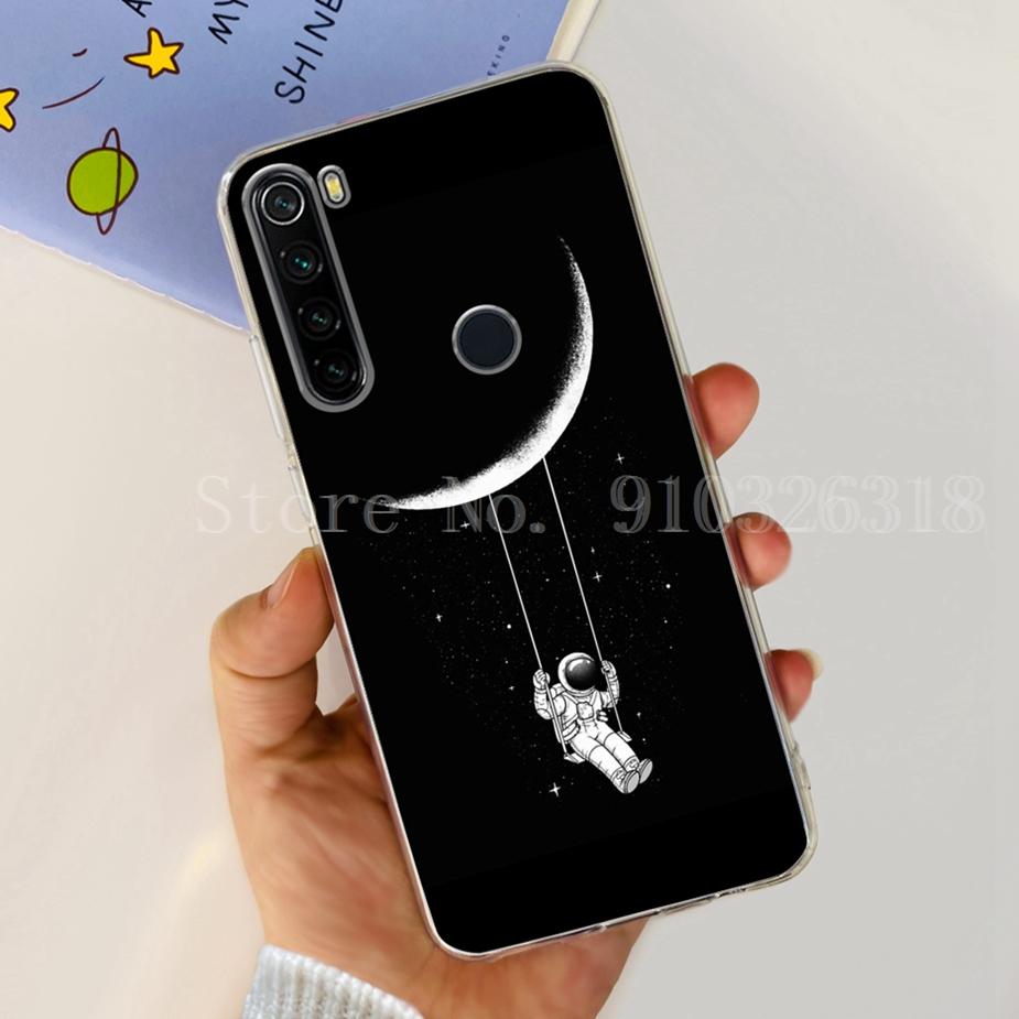 Чехол для Xiaomi Redmi Note 8 Redmi Note 8T Прозрачный Силиконовый Мягкий Тонкий Чехол для Телефона Для Xiaomi Redmi Note 8 Pro Note8 Задняя Крышка Capa