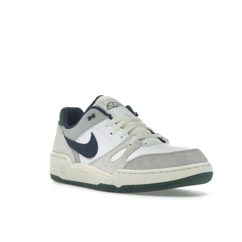 Nike Full Force Low White Navy Teal Men Sneakers Light-Iron-Ore Light-Bone Midnight-Navy FZ3595-100