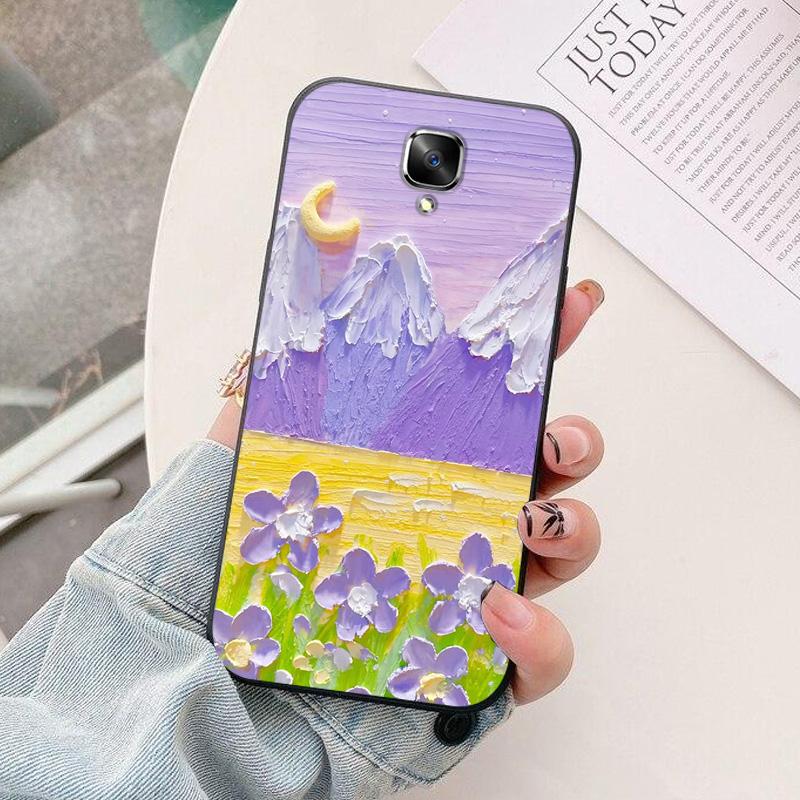 For Oneplus 3 3T Case Soft TPU astronaut Silicone Phone Cover for Oneplus 3 3T 5T Cases Black Bumper Funda One plus 3T 5 T