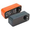Мини Bluetooth-динамик с мощным басом, двойной будильник, портативный беспроводной динамик со светодиодным дисплеем