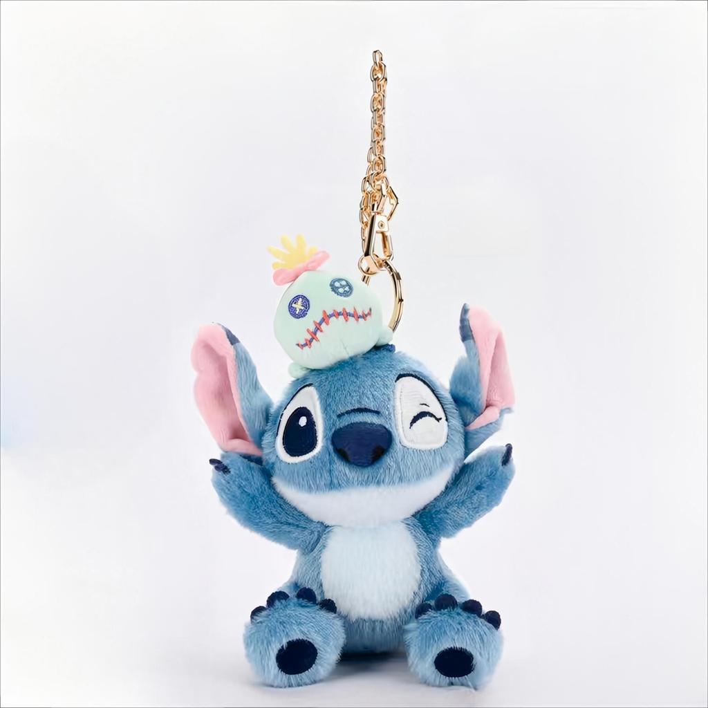 Плюшевая игрушка Дисней Стич - Очаровательная кукла-подвеска для рюкзака