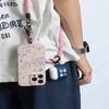 Necklace Carry Lanyard Strap For iPhone 16 15 14 Samsung S25 Xiaomi Case Climbing Hanging Shoulder Cord Rope Clip Card Sticker