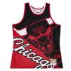 Débardeur De Basket-ball M&n Big Face 5.0 Chicago Bulls - Homme - Sans Manche - Multicolore - Blanc - Respirant