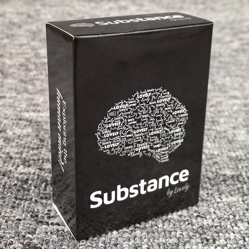 Substance by lovely Card Game Deep Conversation Cards for Adults Party Games Meaningful Connection Building Family Friends