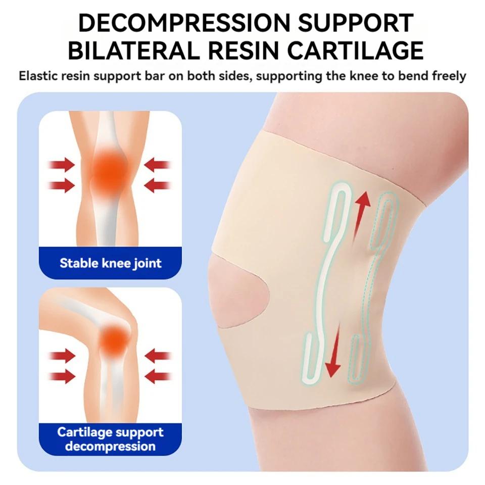 1 шт. Регулируемые спортивные легкие наколенники, наколенник для защиты мениска, фиксирующая поддержка, снаряжение для бега, альпинизма, унисекс