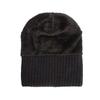 Autumn and Winter New Velvet Dual-purpose Triangular Pullover Hat Knitted Wool Hat