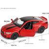 BMW M4 CSL 5" Alloy Pull-Back Toy Car Model with Opening Doors