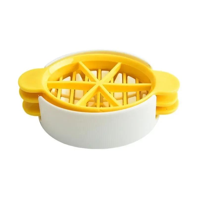 New 1set 3 In 1 Egg Slicer Multi-functional Egg Cutter Kitchen Creative Tool Kitchen Accessories Egg Mold Gadget