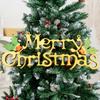 1Pcs 19-60CM Merry Christmas Letter Christmas Tree Decorations Pendant for Home Decor DIY Crafts New Year 2025 Party Supplies