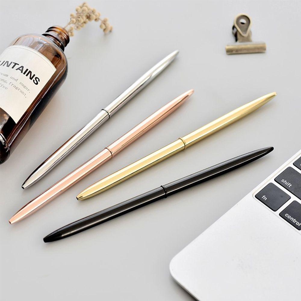 Metal Office 1.0 Mm Stationery School Writing Ballpoint Pens