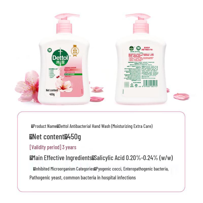 Dettol Moisturizing Antibacterial Hand Wash, Floral Scent
