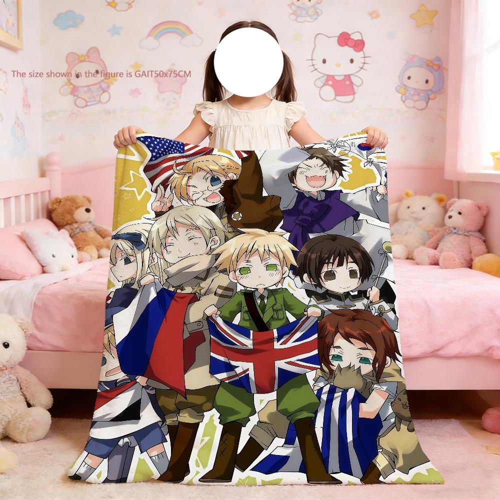 Плед Для Hetalia Мягкий Плед для Пикника Мира Кровать Диван Дом Группа Спальня Уютный Теплый Звезды Комфортный