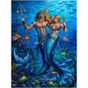5D DIY Diamond Painting Mermaid Warrior Cross Stitch Kit Mosaic Diamond Embroidery Rose Full Round/Square Drill Home Decoration