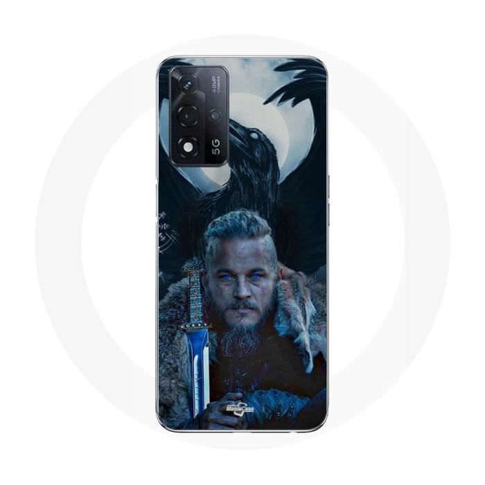 Чехол Maniacase для Oppo A93s 5G Vikings ragnar lothbrok raven