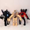 3pcs Rocket Combination Skibidi Toilet Speakerman Plush Toys Skibidi Toilet Cotton Plush Toy