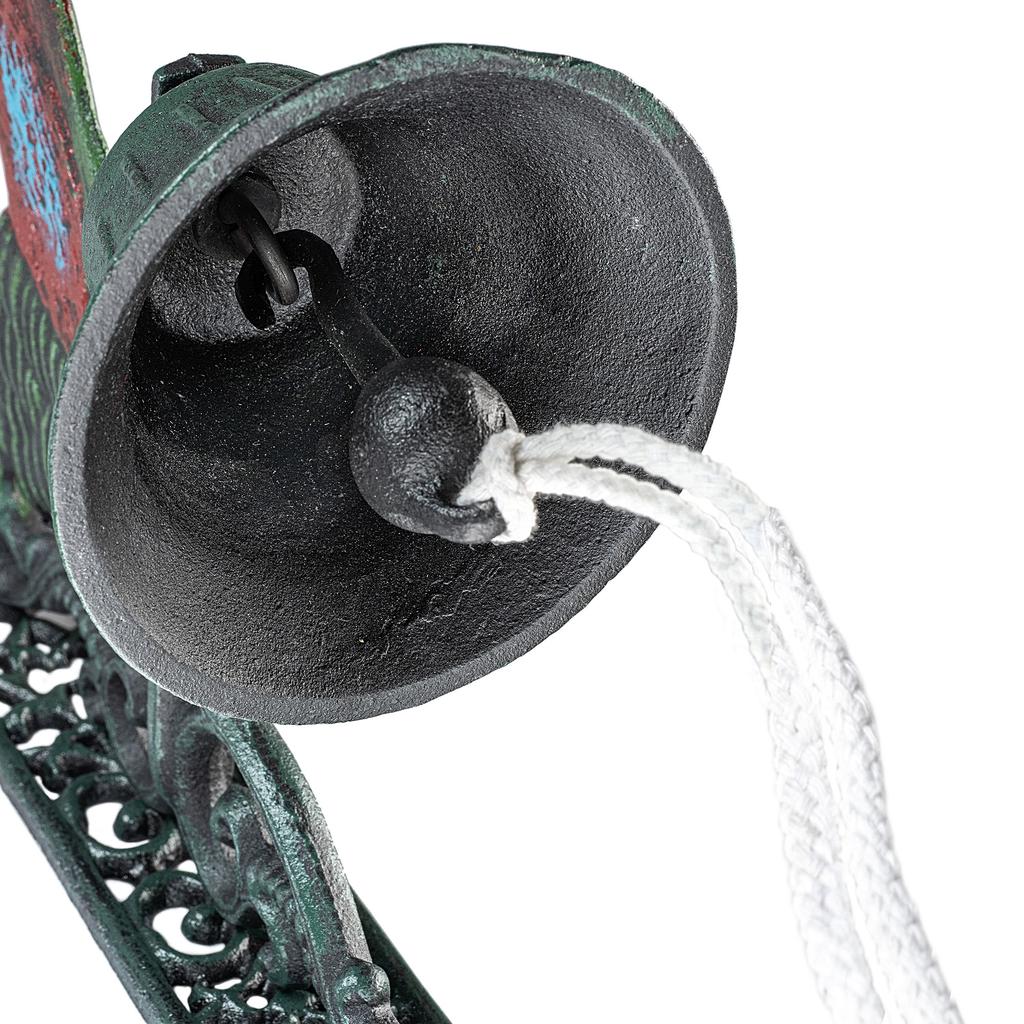KADAX Cast Iron Door Bell Rooster Knocker Decorative Retro Bell