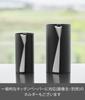 Yamazaki Cuttable Kitchen Paper Vertical Tower Large Size 10042 (Yamazaki Industries) One-Handed Holder, Type, Large, Black, W16×D16×H30.2cm, Series,