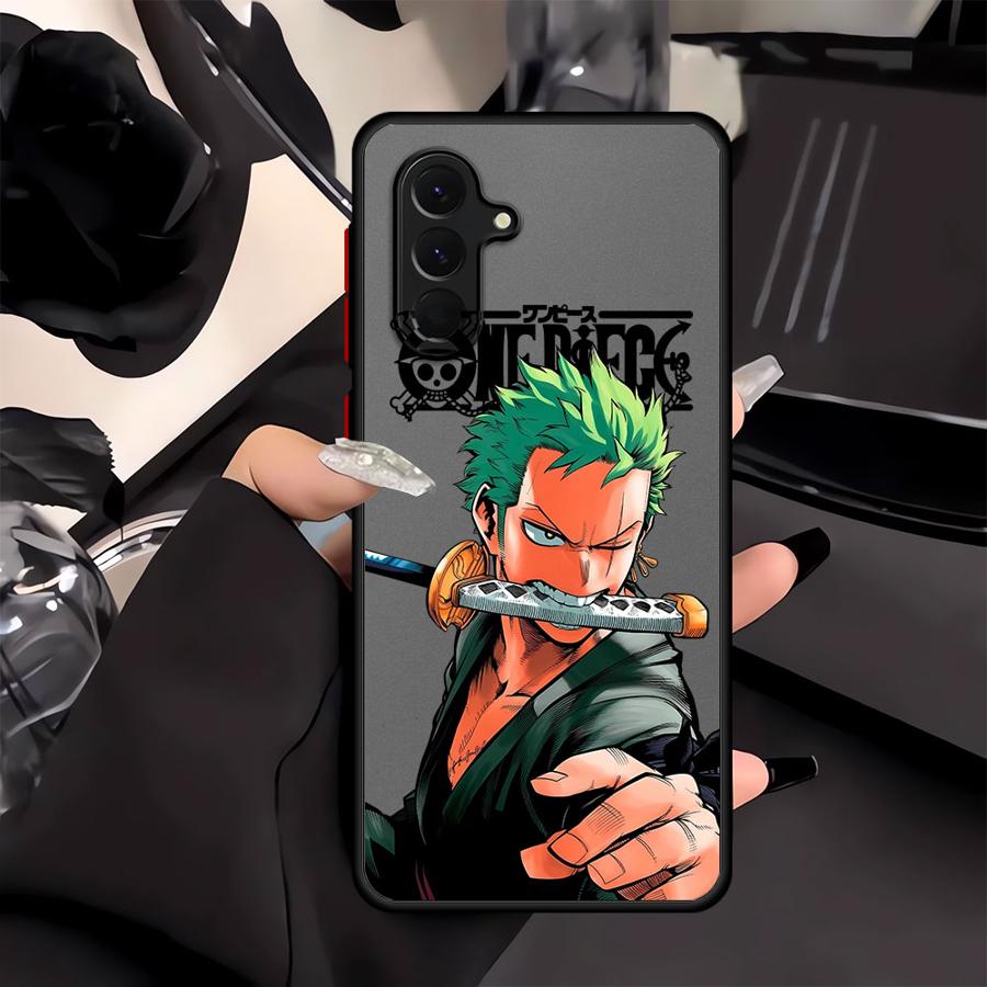 Чехол-бампер One Piece Luffy Zoro Крутой для Samsung Galaxy A35 A54 A14 A23 A52S A72 A73 A33 A16 A15 A34 A36 A17 A52 A53 A56