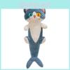 Plush Cat Shark Pillow Toy Soft Filled Doll Stuffed Animal Cozy Home Decor Gift