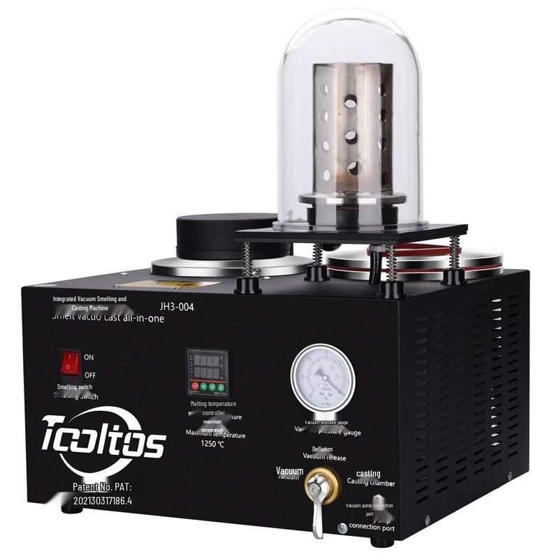 2L Compact Metal Casting and Suction Machine for Gold & Silver Jewelry Mold Pouring