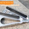 Bottle Opener Comfortable Grip Creative Sturdy Anti-rust Multifunctional Save Effort Silver Color Stainless Steel Jar Opener Home Supply