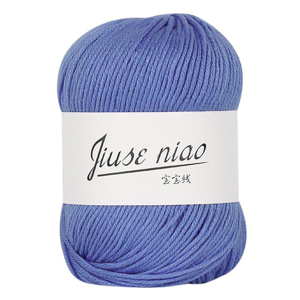 1шт 50г коренастый красочный ручной вязки детский молочный хлопок вязаный крючком трикотаж шерсть 