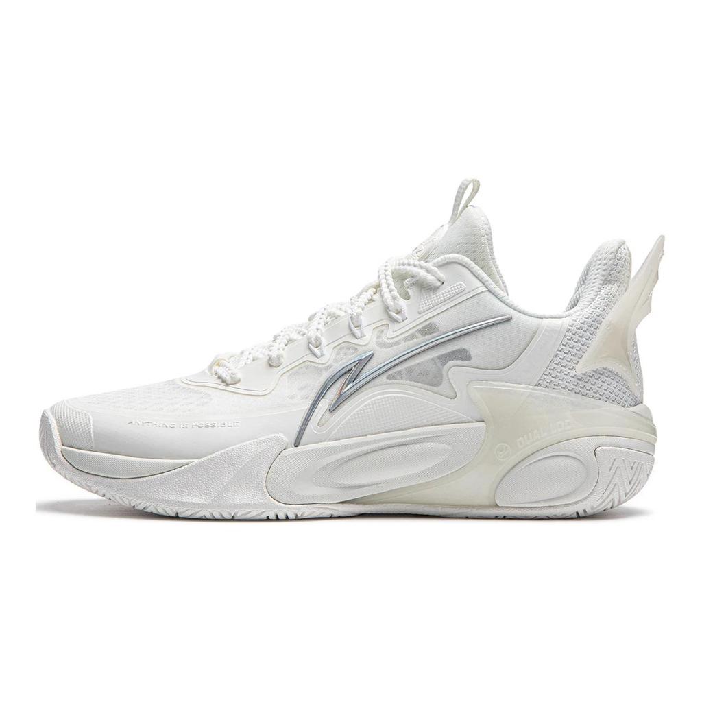 Li Ning Youth Wind Shadow 2.0 Light Foam Lace-Up Non-Slip Shock Absorbing Durable Breathable Lightweight Rebound Low-Top Basketball Shoes YKBU072-1