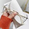 Myopia Glasses Women Anti-Blue Light Eye Glasses Men Anti-Radiation Rimless Nearsighted Eyewear Prescription Minus Eyeglasses