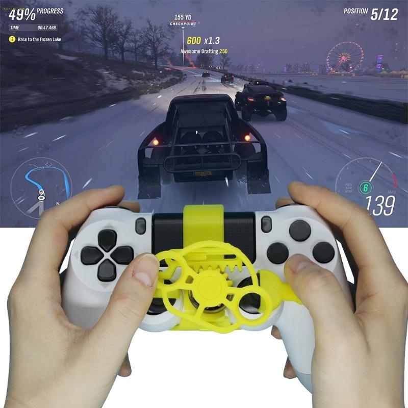 Racing Games Mini Steering Wheel For PlayStation 4 PS4 Racing Game Controller Steering Wheel Simulated Driving