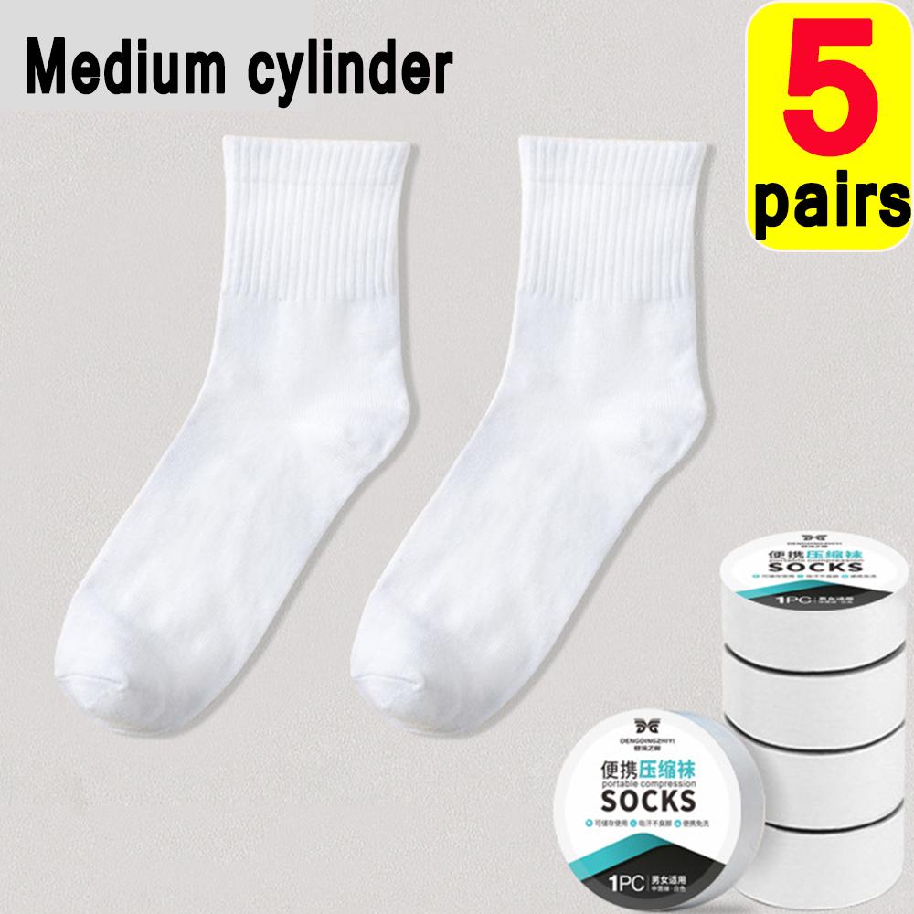 Одноразовые дорожные носки для мужчин и женщин, стираемые компрессионные носки, одноразовые портативные компрессионные хлопковые носки для деловых поездок