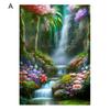 5D Красочные стразы Алмазный художественный комплект Вышивка Цветок Бабочки Водный пейзаж Узор DIY Ремесло Взрослые дети Набор для рисования стразами
