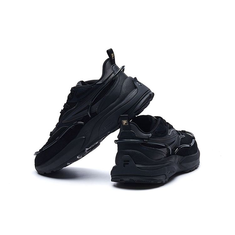 Fila Fusion Папины кроссовки Синтетическая кожа Платформа Мужские кроссовки Черный T12M135210FBK