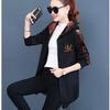 Autumn and Winter New Velvet Padded Hooded Long Sweater Coat Female Students Korean Version of Loose Cardigan Blouse Women's Clothing.