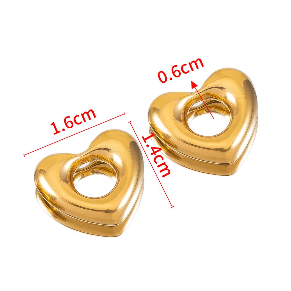 5pcs Stainless Steel Geometric Heart Bowknot Charms Pendants DIY Jewelry Making Findings Necklace Bracelets Earrings Supplies