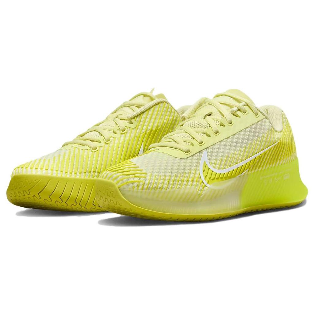 Nike Air Zoom Vapor 11 Comfortable Versatile Durable Low-Top Tennis Shoes Women Sneakers Yellow DR6965-300