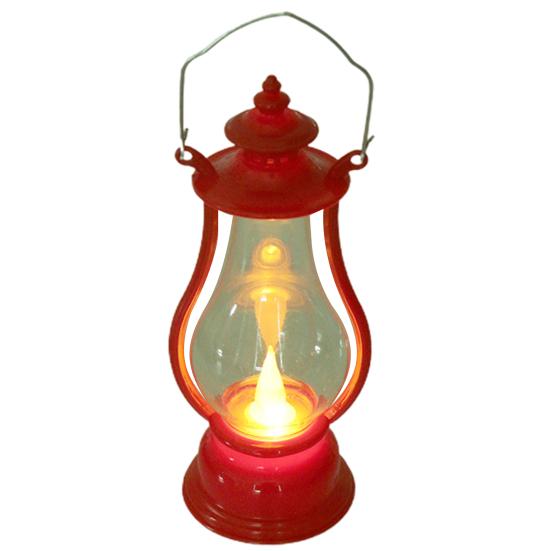 Светодиодная лампа в стиле ретро на батарейках, небьющаяся, неяркая, энергосберегающая, декоративная, рождественская, креативная, масляная лампа из АБС-пластика