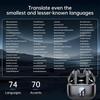 UYUXIO TWS Wireless Earphone Real Time Translating Earbuds with 144 Languages AI Language Translation Headphone for Business