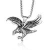 Vintage Eagle Men'S Necklace, Eagle Predator Pendant, Hip Hop Wear Accessories