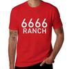 6666 Ranch Four Sixes Ranch Tshirt Cute Tops Sports Fans Unisexs Big And Tall T Shirts