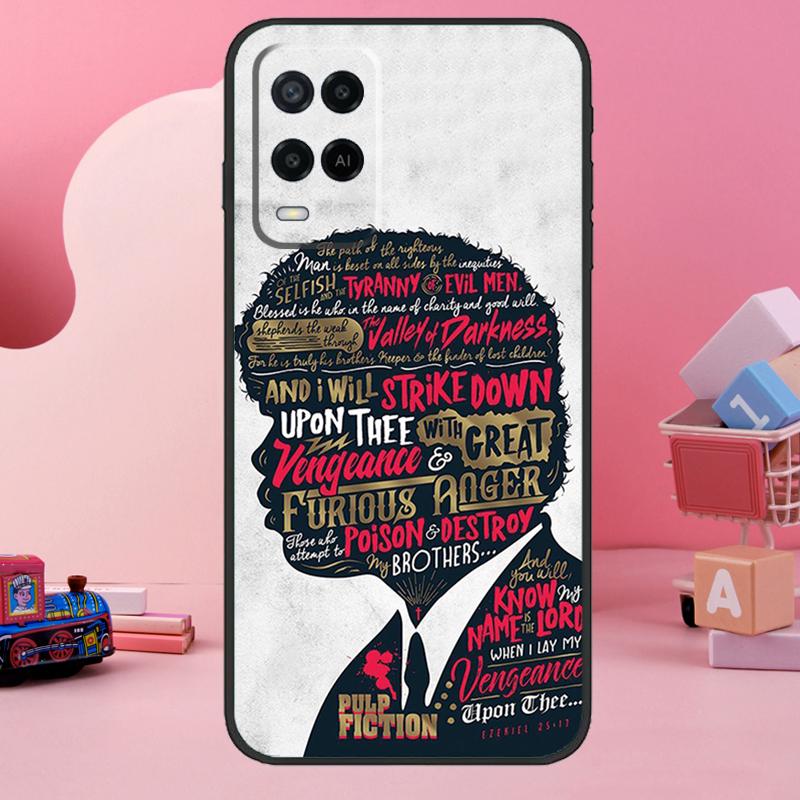 Чехол Pulp Fiction для OPPO A57s A17 A16 A15 A54 A74 A76 A96 A52 A72 A5 A9 A31 A53 A77 A91 A93 A54s
