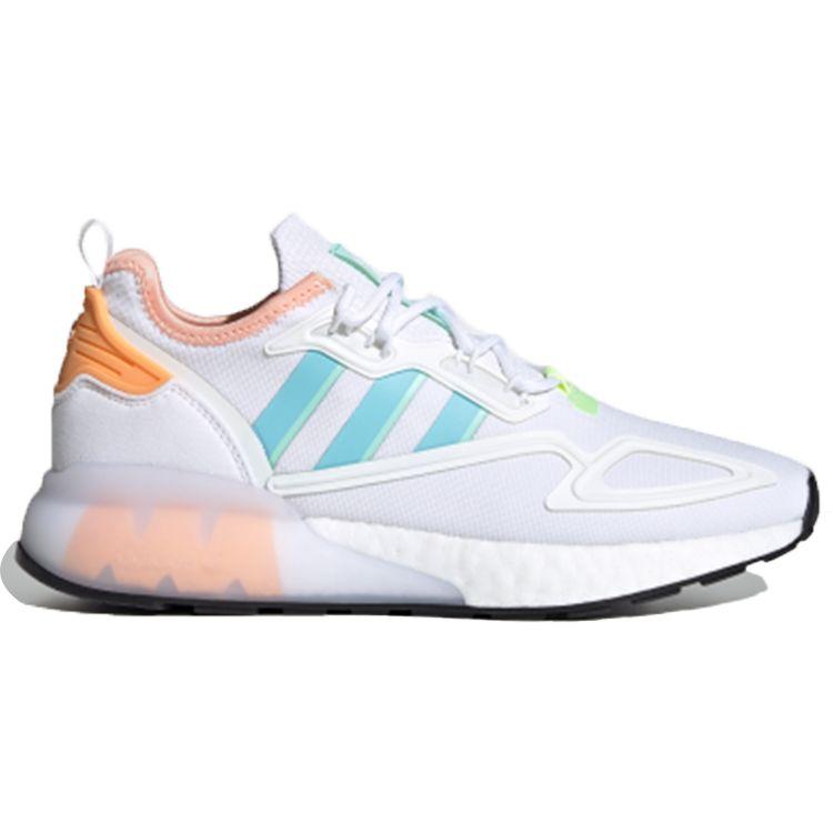 adidas ZX 2K Boost White Hazy Sky Pink Женские кроссовки Core-White Glow-Pink H06578