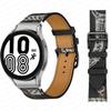 Кожаный ремешок для Samsung Galaxy Watch 6/4 classic 46мм 42мм 44мм 40мм 43мм 47мм Без зазоров Браслет Galaxy Watch 4/5/pro 45мм ремешок